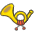 Postal Horn Emoji from Kawaii Emoji Set