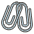 Linked Paperclips Emoji from Kawaii Emoji Set