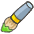 Paintbrush Emoji from Kawaii Emoji Set