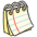 Spiral Notepad Emoji from Kawaii Emoji Set