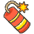 Firecracker Emoji from Kawaii Emoji Set
