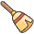 Broom Emoji from Kawaii Emoji Set
