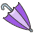 Closed Umbrella Emoji from Kawaii Emoji Set