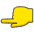 Backhand Index Pointing Left Emoji from Kawaii Emoji Set