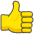 Thumbs Up Emoji from Kawaii Emoji Set