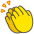 Clapping Hands Emoji from Kawaii Emoji Set