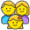 Family Man Woman Girl Emoji from Kawaii Emoji Set