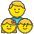Family Man Boy Girl Emoji from Kawaii Emoji Set