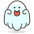 Ghost Emoji from Kawaii Emoji Set