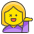Woman Tipping Hand Emoji from Kawaii Emoji Set