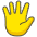 Hand With Fingers Splayed Emoji from Kawaii Emoji Set