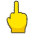 Middle Finger Emoji from Kawaii Emoji Set