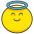 Smiling Face With Halo Emoji from Kawaii Emoji Set