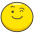 Winking Face Emoji from Kawaii Emoji Set