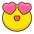 Smiling Face With Heart Eyes Emoji from Kawaii Emoji Set