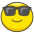 Smiling Face With Sunglasses Emoji from Kawaii Emoji Set