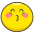 Kissing Face With Closed Eyes Emoji from Kawaii Emoji Set