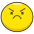 Angry Face Emoji from Kawaii Emoji Set