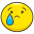 Crying Face Emoji from Kawaii Emoji Set