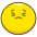 Persevering Face Emoji from Kawaii Emoji Set