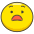Anguished Face Emoji from Kawaii Emoji Set