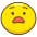 Fearful Face Emoji from Kawaii Emoji Set