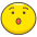 Hushed Face Emoji from Kawaii Emoji Set