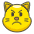 Pouting Cat Emoji from Kawaii Emoji Set