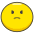 Slightly Frowning Face Emoji from Kawaii Emoji Set