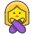 Woman Gesturing No Emoji from Kawaii Emoji Set