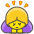 Woman Bowing Emoji from Kawaii Emoji Set