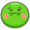 Nauseated Face Emoji from Kawaii Emoji Set