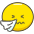 Sneezing Face Emoji from Kawaii Emoji Set