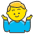 Man Shrugging Emoji from Kawaii Emoji Set