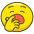 Yawning Face Emoji from Kawaii Emoji Set