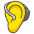 Ear With Hearing Aid Emoji from Kawaii Emoji Set