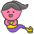 Woman Genie Emoji from Kawaii Emoji Set