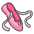 Ballet Shoes Emoji from Kawaii Emoji Set