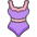 One Piece Swimsuit Emoji from Kawaii Emoji Set