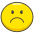 Frowning Face Emoji from Kawaii Emoji Set