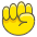 Raised Fist Emoji from Kawaii Emoji Set