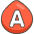 A Button Blood Type Emoji from Kawaii Emoji Set