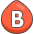 B Button Blood Type Emoji from Kawaii Emoji Set