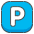P Button Emoji from Kawaii Emoji Set