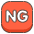 Ng Button Emoji from Kawaii Emoji Set
