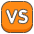 Vs Button Emoji from Kawaii Emoji Set