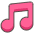 Musical Note A Emoji from Kawaii Emoji Set