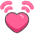 Beating Heart Emoji from Kawaii Emoji Set