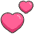 Two Hearts Emoji from Kawaii Emoji Set