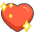 Sparkling Heart Emoji from Kawaii Emoji Set